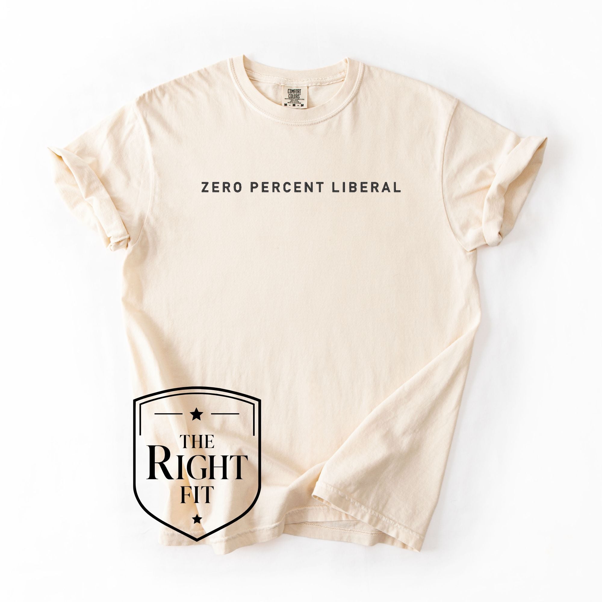 Zero Percent Liberal Shirt - Embroidered