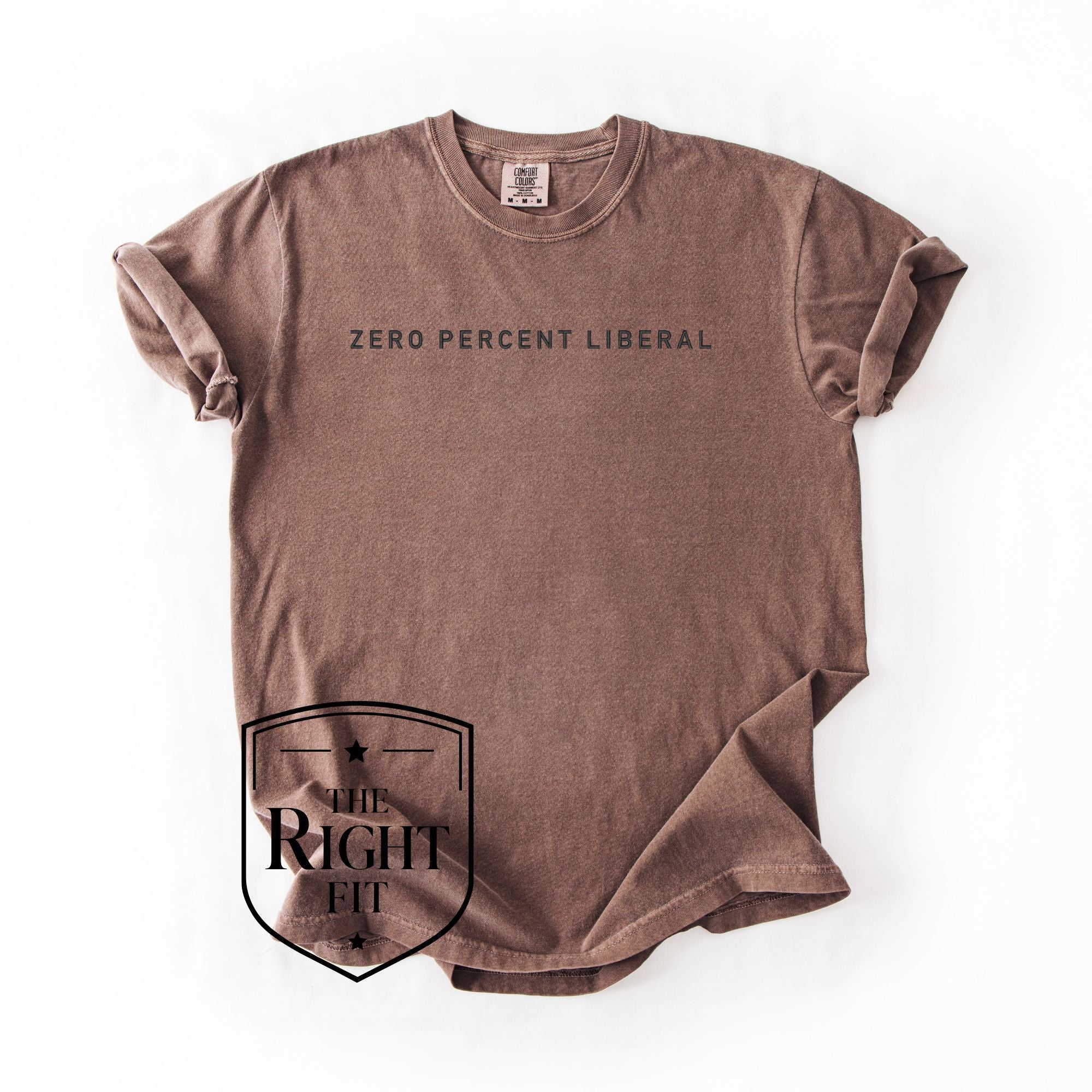 Zero Percent Liberal Shirt - Embroidered