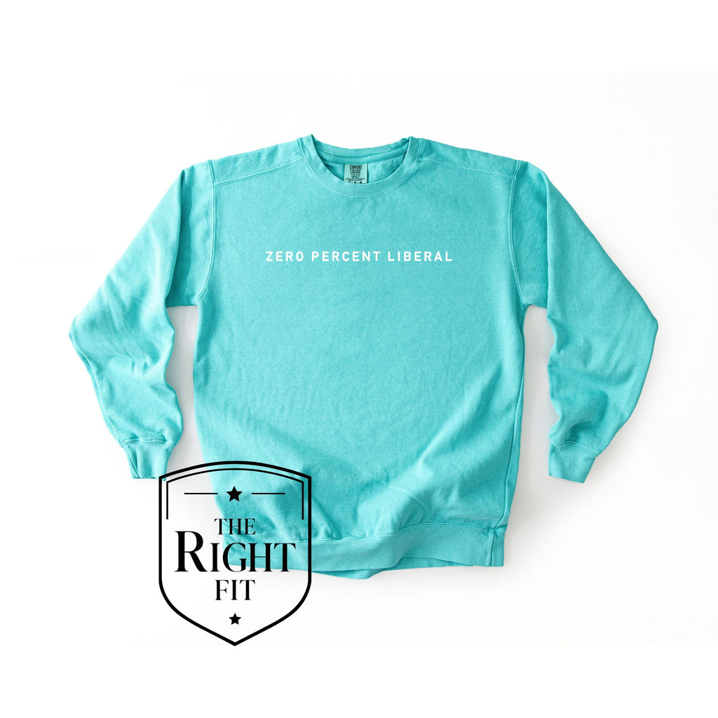 Zero Percent Liberal Crewneck - Embroidered