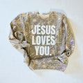 Jesus Loves You Camo Crewneck Sweatshirt