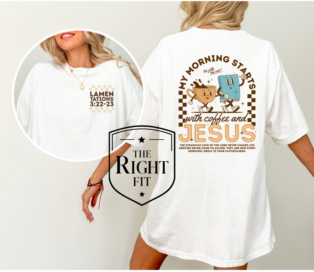 Lamentations Coffee and Jesus Shirt