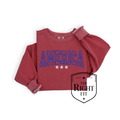 America Crewneck - Embroidered