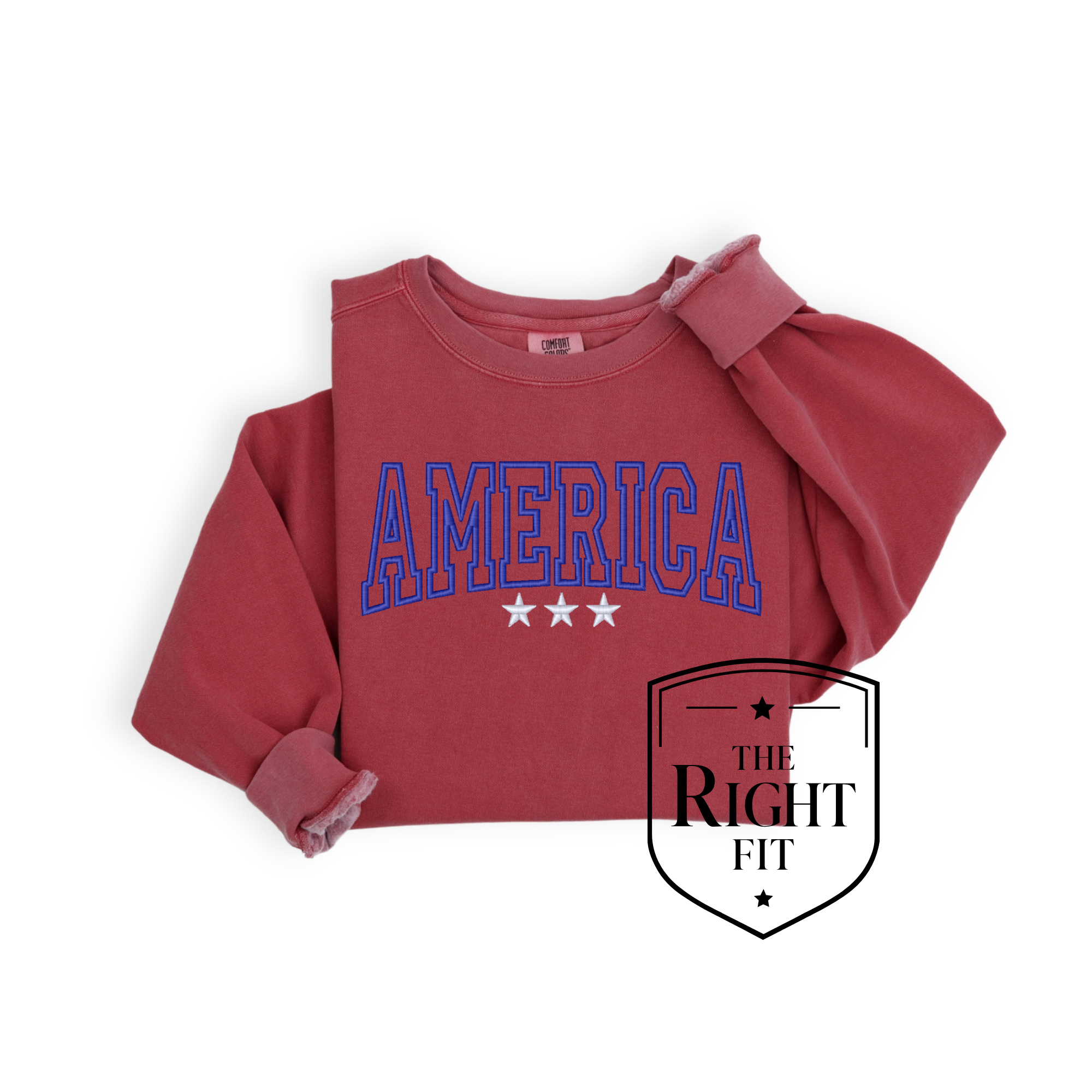 America Crewneck - Embroidered
