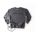 Jesus is King Crewneck - Embroidered