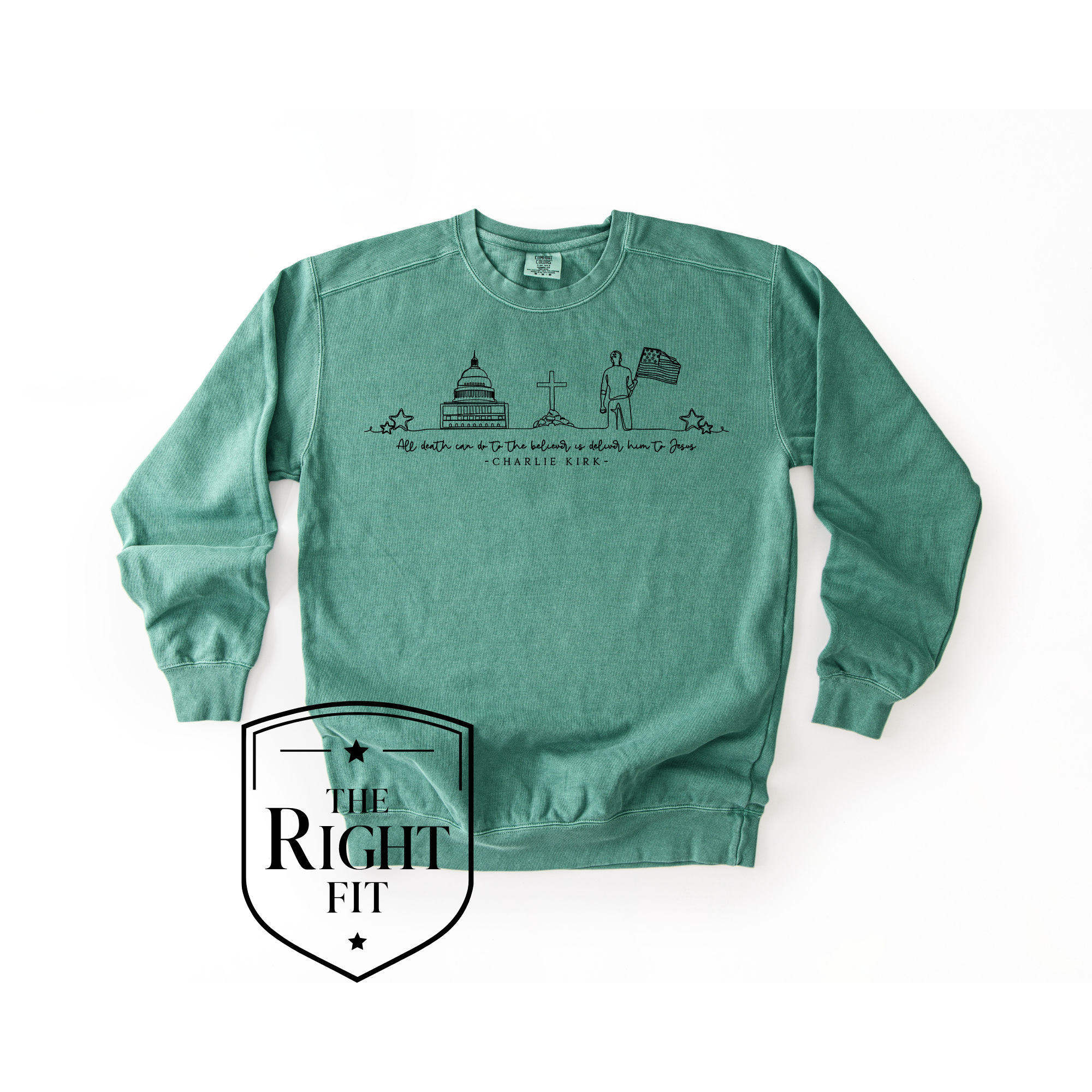 Death to The Believer Charlie Kirk Crewneck