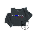 America 1776 Bow Crewneck - Embroidered