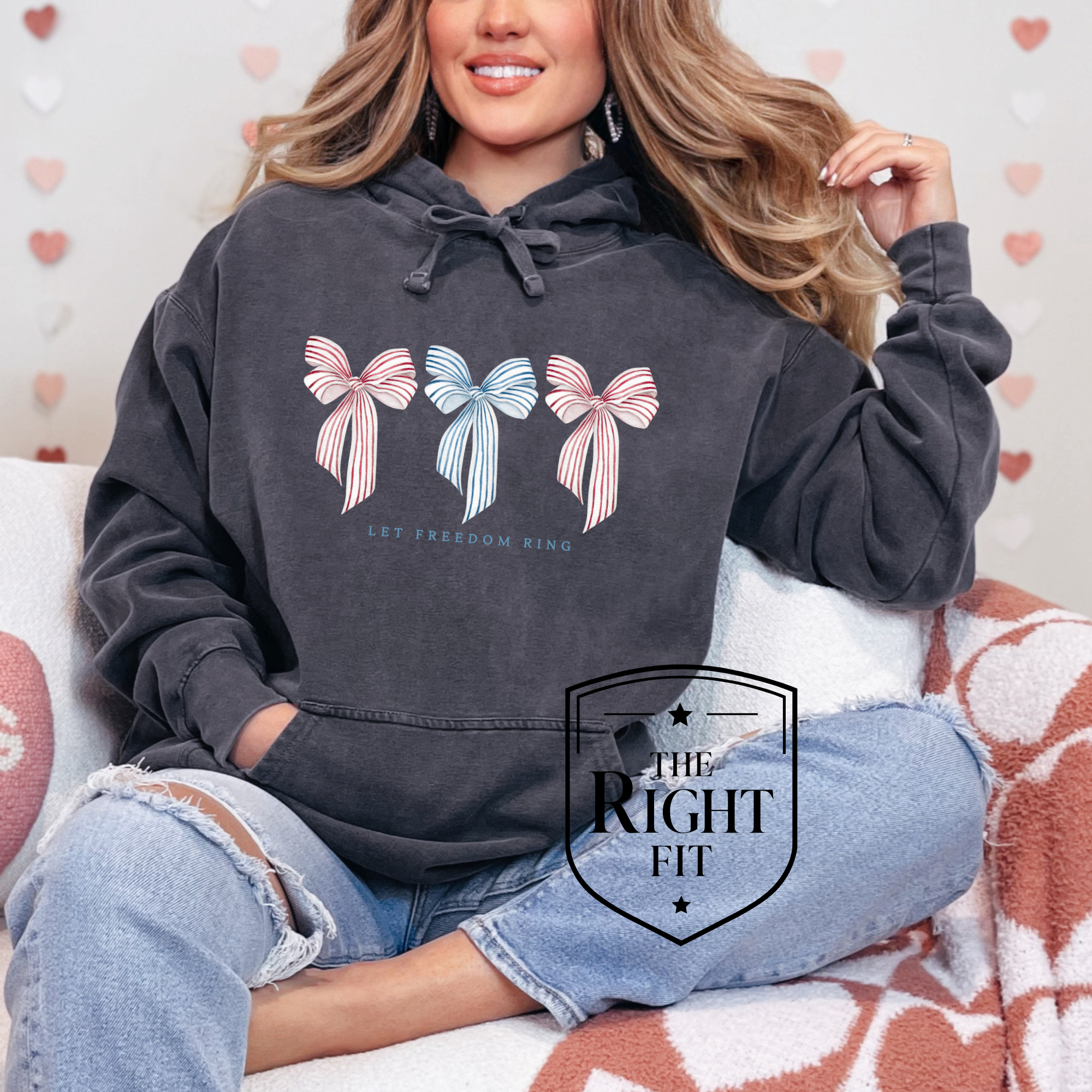 Let Freedom Ring Bows Hoodie