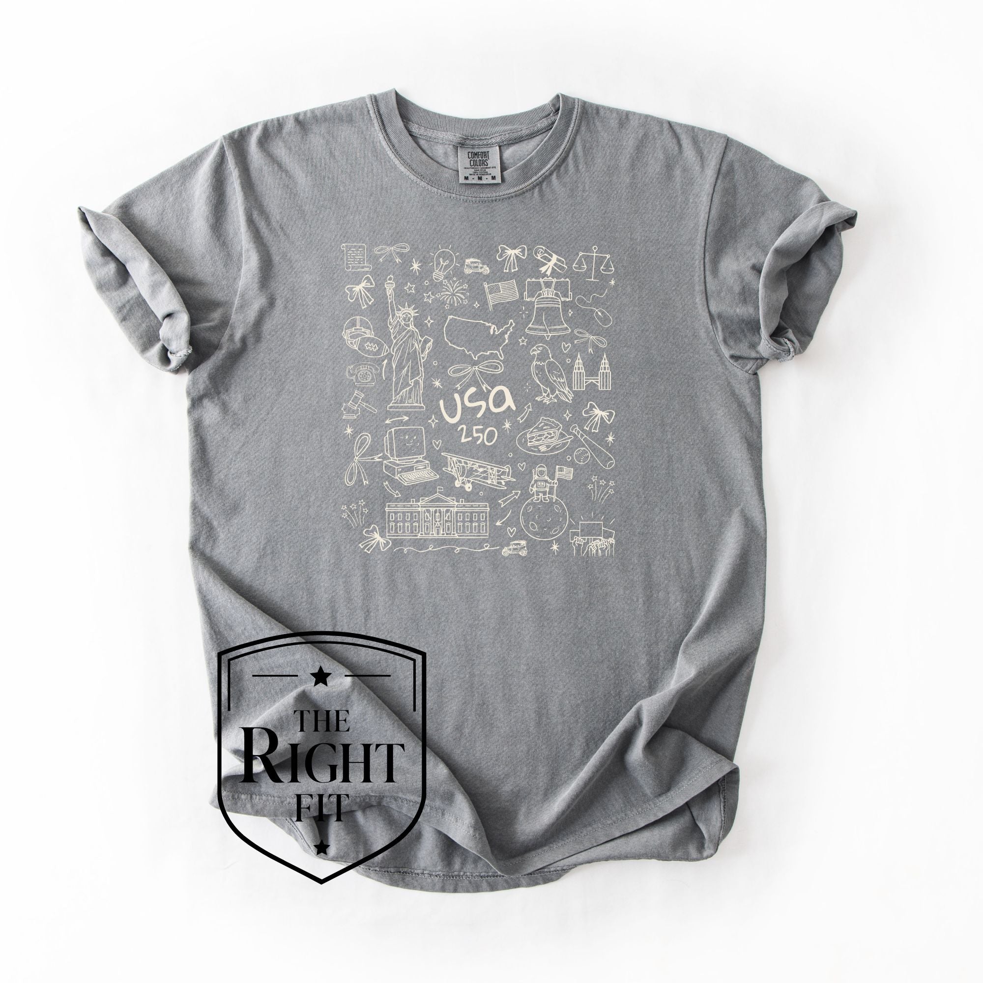 USA 250 Doodles Shirt